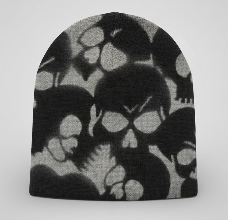 Bloodline 8790 Skull Weave Skully beanie product only photo
