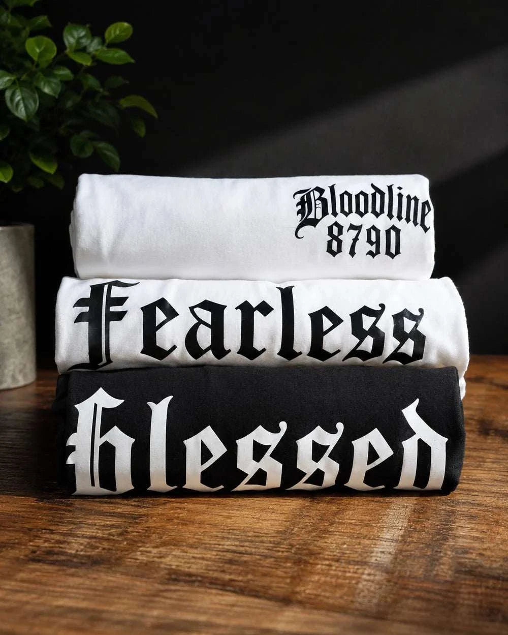 Bloodline 8790 Essentials 3-pack heavyweight cotton t-shirts with relaxed fit