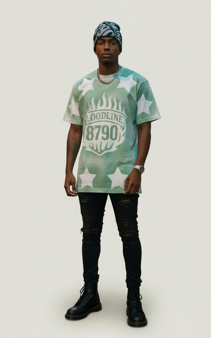 Rising Star Rising Together Fabric-Painted Tee