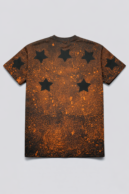 Bloodline 8790 Rising Flame Bleached Tee back bold bloodline 8790 bleach pattern.