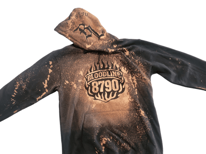 Bloodline 8790 Rising Flame Bleached Hoodie