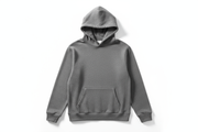 Charcoal blank hoodie product image