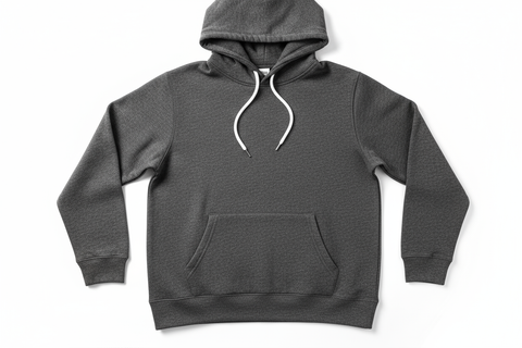 Charcoal Heather blank hoodie product image