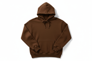 chocolate color blank hoodie product image