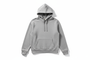 Grey blank hoodie product image