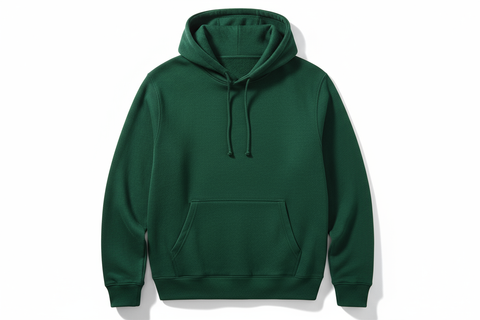 hunter green blank hoodie product image