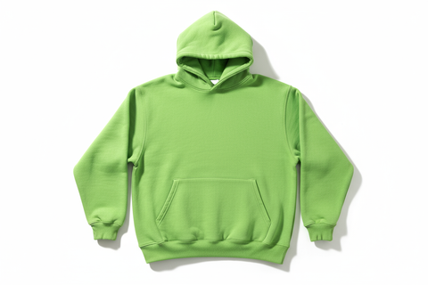 lime green heavyweight hoodie product image