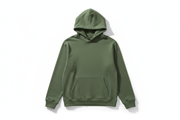 olive blank hoodie