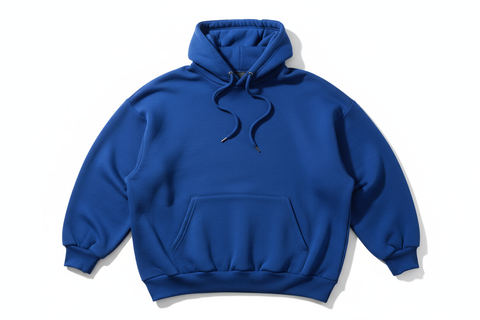 Royal Blue heavyweight blank hoodie product image