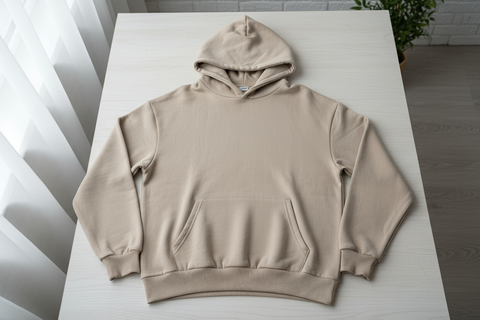 sand colored blank hoodie